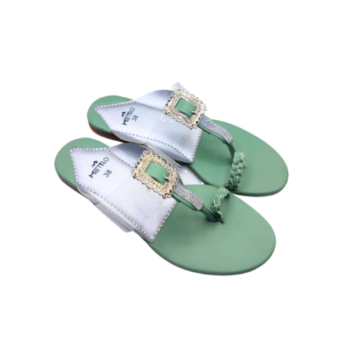 Fancy Green Slippers for women’s